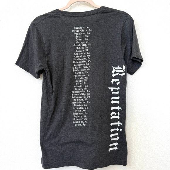 Taylor Swift Reputation Stadium Tour T-Shirt Black Graphic Band Tee Size S - Picture 4 of 4